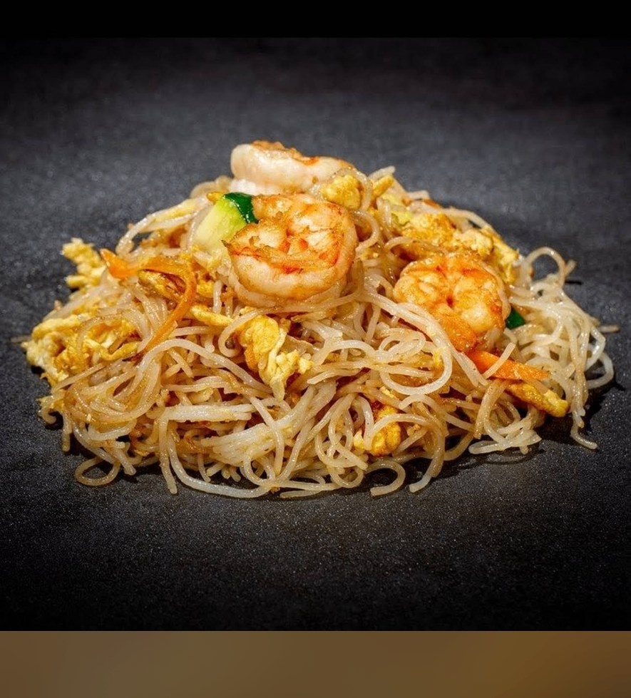 Noodles con gamberi saltati al wok di Oh! My Bao Milano, ristorante cinese a Milano